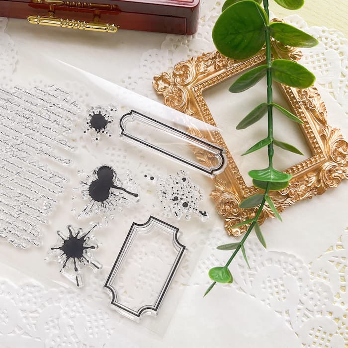 Ancient Text Clear Stamp