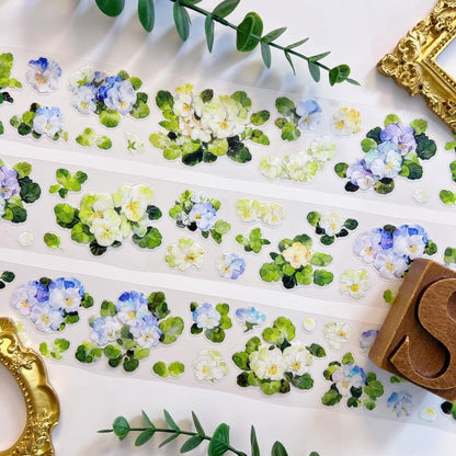 Tiny Pansy PET Tape | Zi Yuan Su