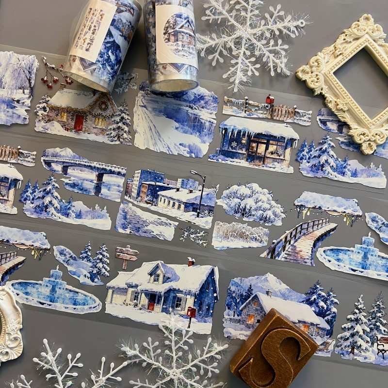 Snowy Canva Tape Roll | Dan Sheng