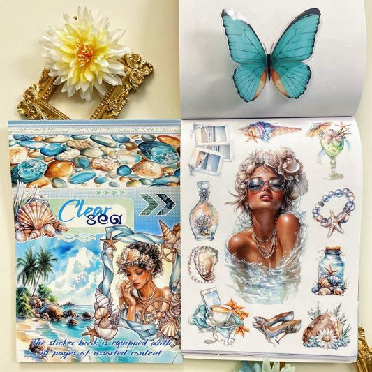 Clear Sea Sticker Book 20Sheets