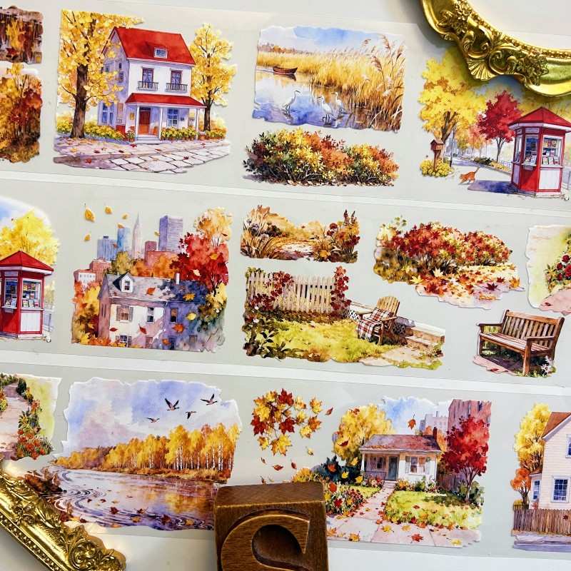 Fall Scroll Tape Roll | Dan Sheng