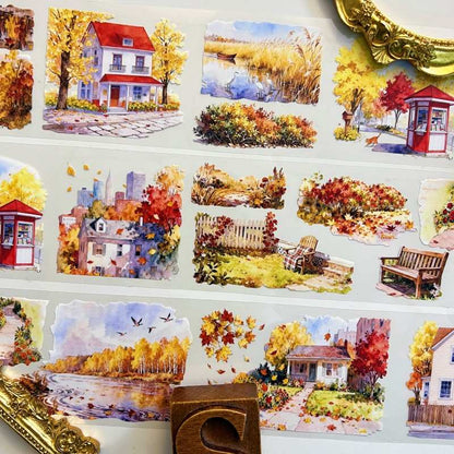 Fall Scroll Tape Roll | Dan Sheng