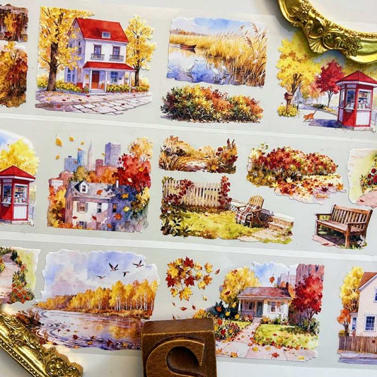 Fall Scroll Tape Roll | Dan Sheng