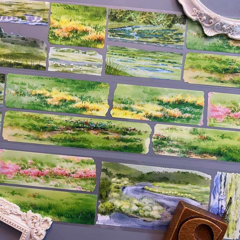 Green Prairie Tape Roll | Dan Sheng