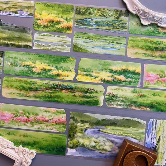 Green Prairie Tape Roll | Dan Sheng