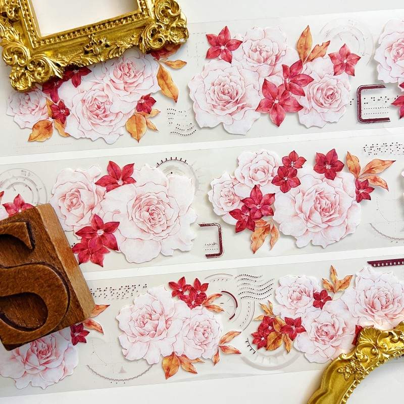 Rose Revival PET Tape | Mujie Studio