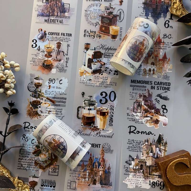 Sepia Town Tape Roll | Dan Sheng