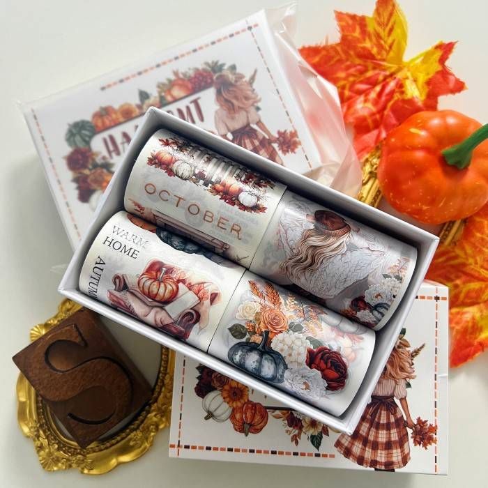 Autumn Pumpkin Days Tape Set | WUBAO