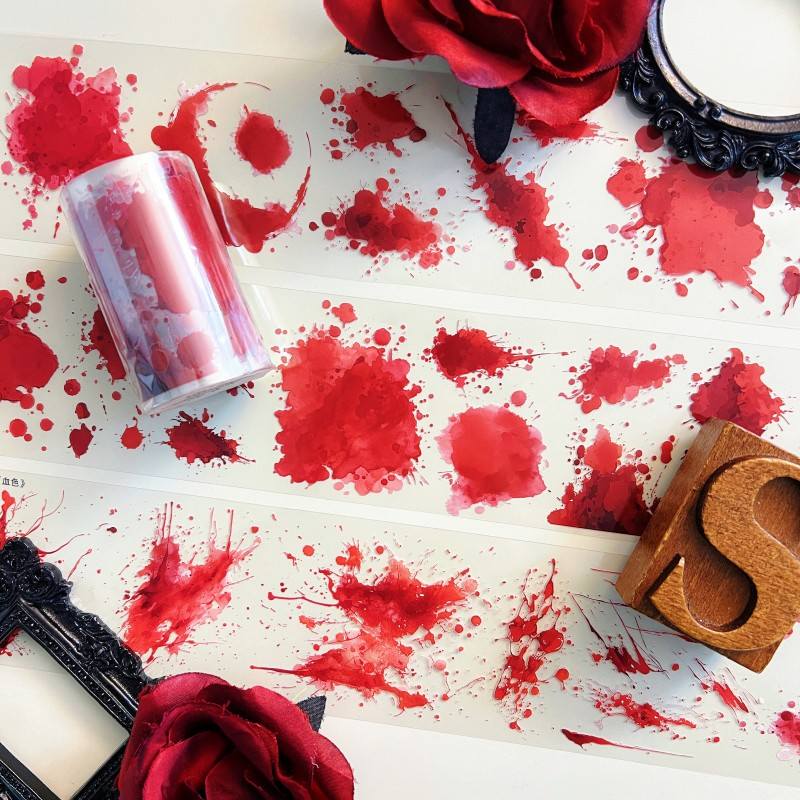 Red Curse PET Tape Roll | S.D.