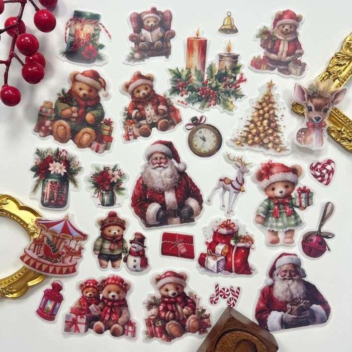 Christmas Joy Vellum Sticker 25PCS