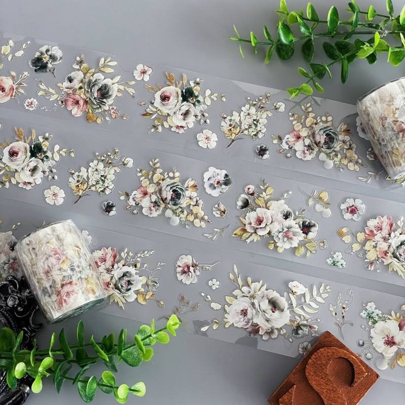 Soft Blooms PET Tape | Xiao Bai Jia