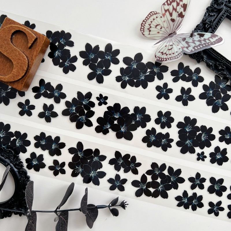 Cocoa Flowers PET Tape | Yier