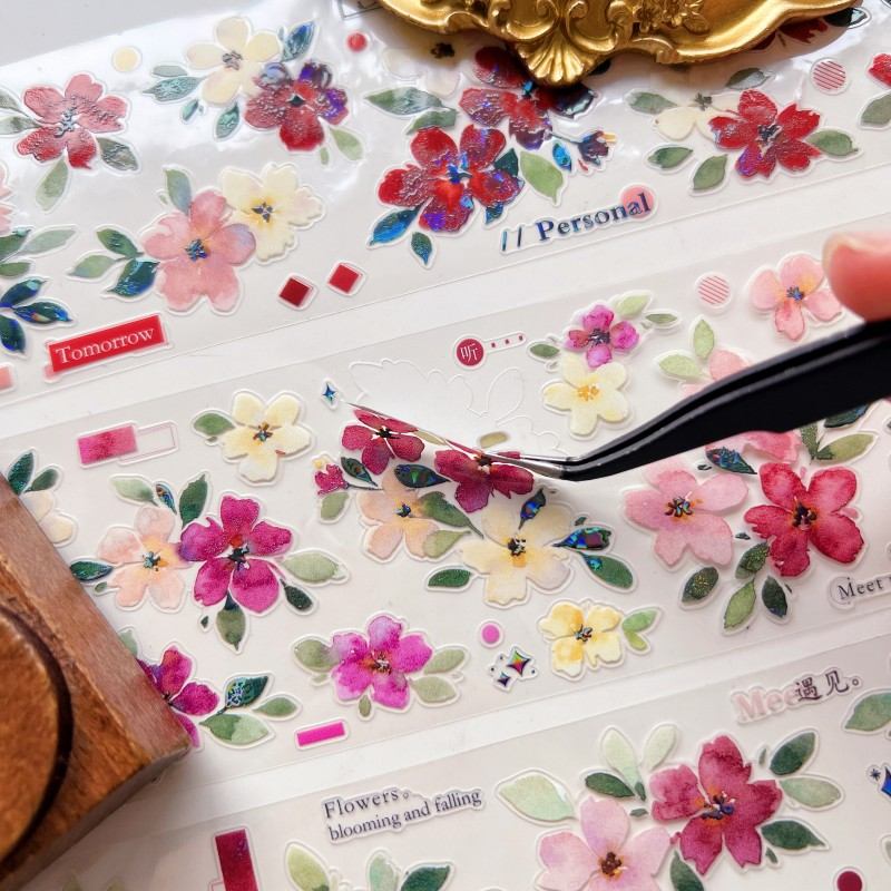 Blush Garden PET Tape | Yier