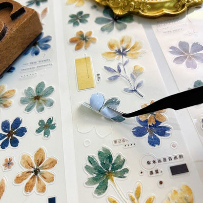 Azure Blossom PET Tape | Xiao Bai Jia