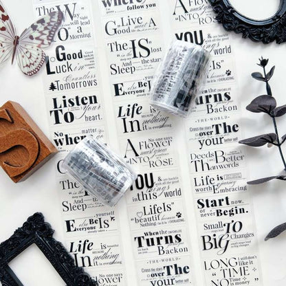 Soul Sayings PET Tape Roll | Yier