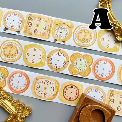 Second By Second Kraft Paper Sticker Roll