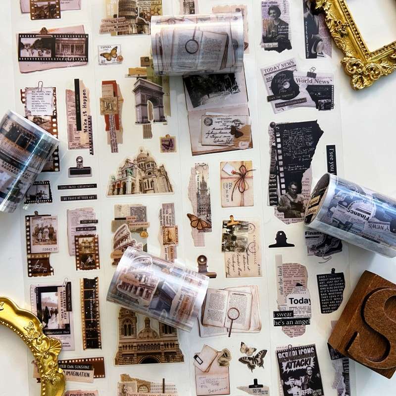 Fragmented Notes PET Tape Roll