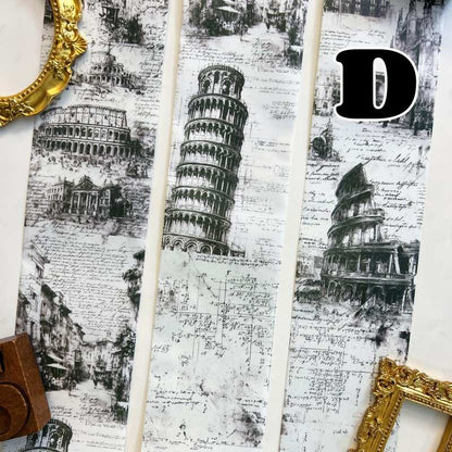 European Travel Guide Washi Tape Roll