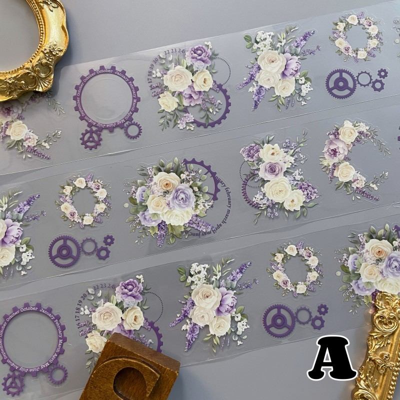 Flowers Melody PET Tape Roll