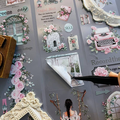 Blushing Dream PET Tape Roll | Dong Xi