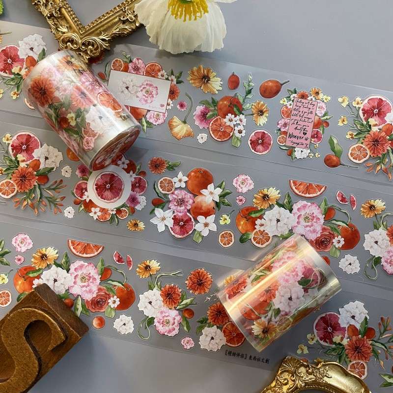 Orange Sweet PET Tape Roll | Dong Xi