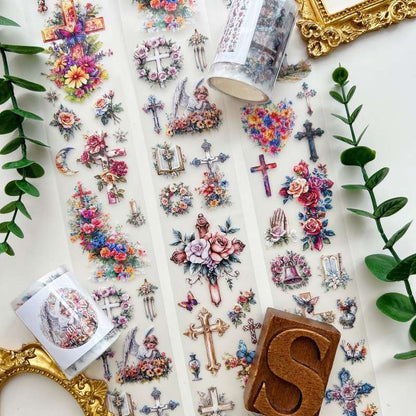 Floral Cross Tape Roll | Dan Sheng