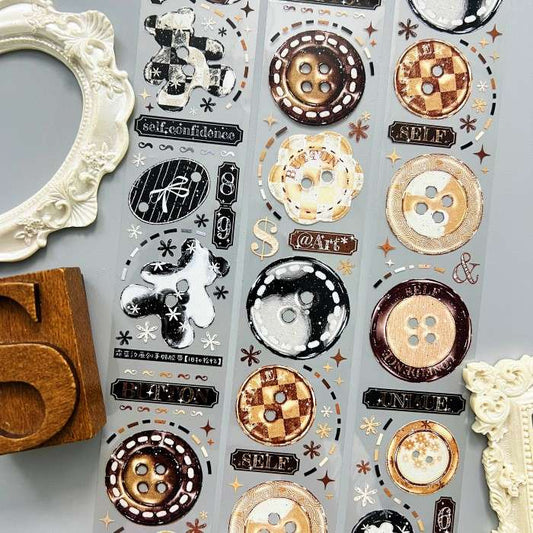 Button Trinket PET Tape Roll | Lin Lan Xi