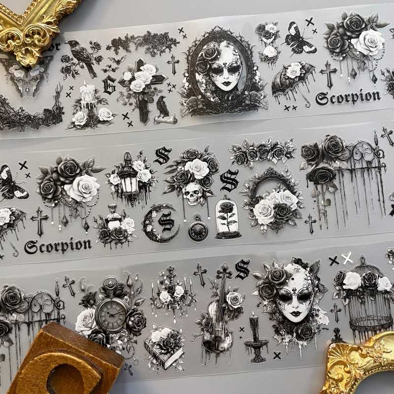 Monochrome Stillness PET Tape Roll | Dong Xi