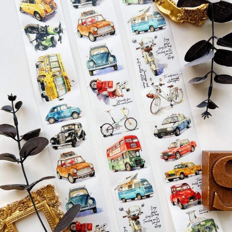 Wheel Trace Washi Tape | Deng Deng