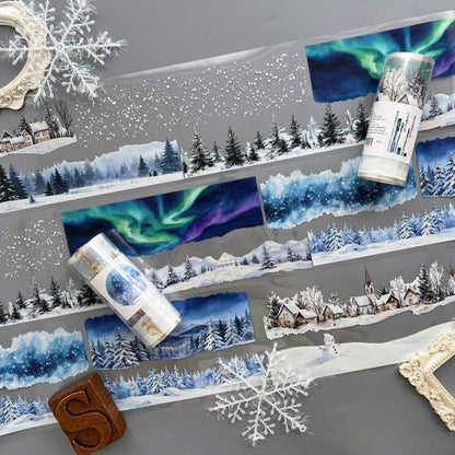 Snowy Serenity Tape Roll | Dan Sheng