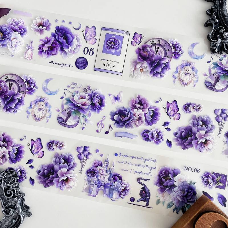 Lilac Symphony PET Tape Roll | Dong Xi