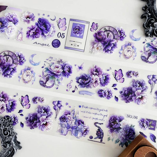 Lilac Symphony PET Tape Roll | Dong Xi