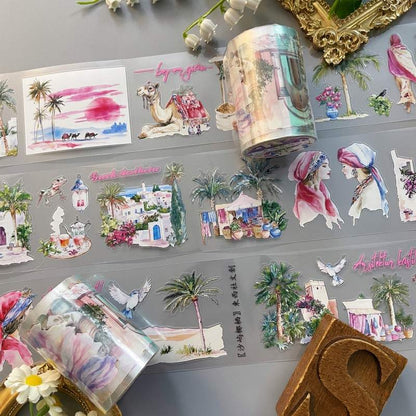 Palm Retreat PET Tape Roll | Dong Xi