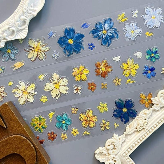 Salty Flowers PET Tape Roll | Xiao Bai Jia