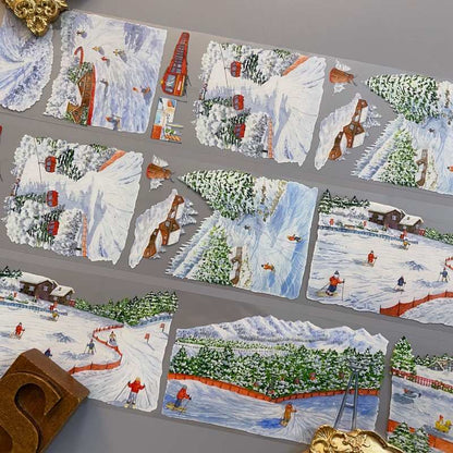 Winter Snowfield PET Tape | ZERO