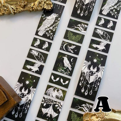 Night Dawn Kraft Paper Sticker Roll