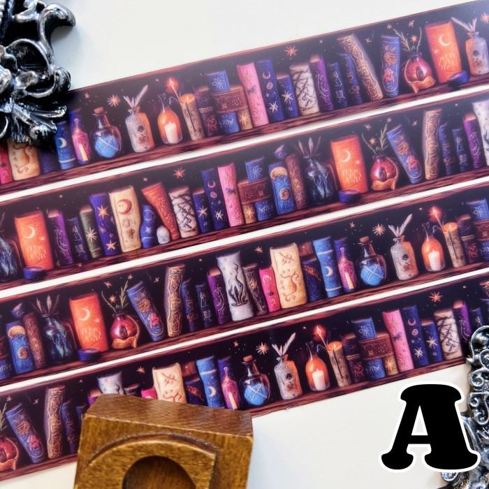 The Magician's Bookcase PET Tape Roll