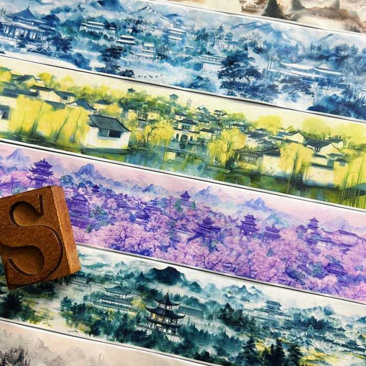 Unique Landscape Washi Tape Roll