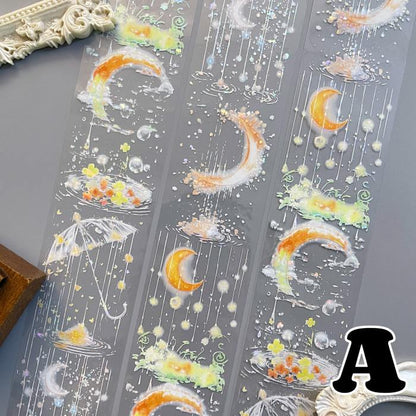 Hazy Rain PET Tape Roll
