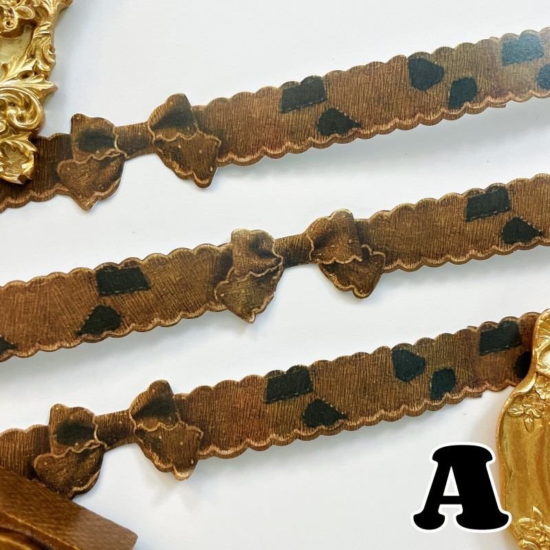 Weaving Art Kraft Paper Sticker Roll