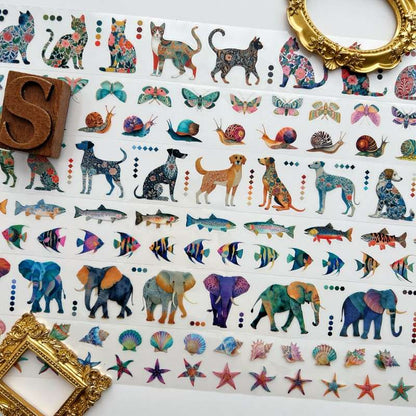 Morris Animal Imprint PET Tape Roll