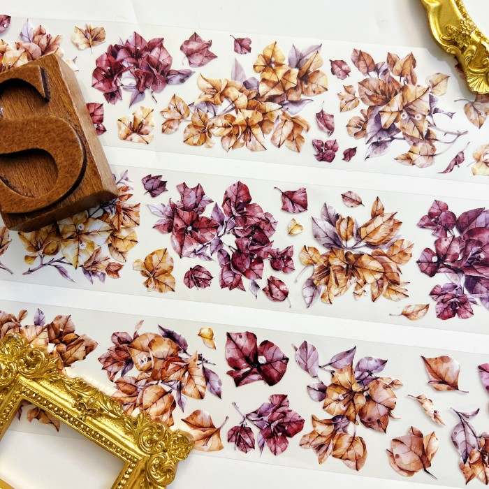 Blazing Bougain PET Tape | Xiao Bai Jia