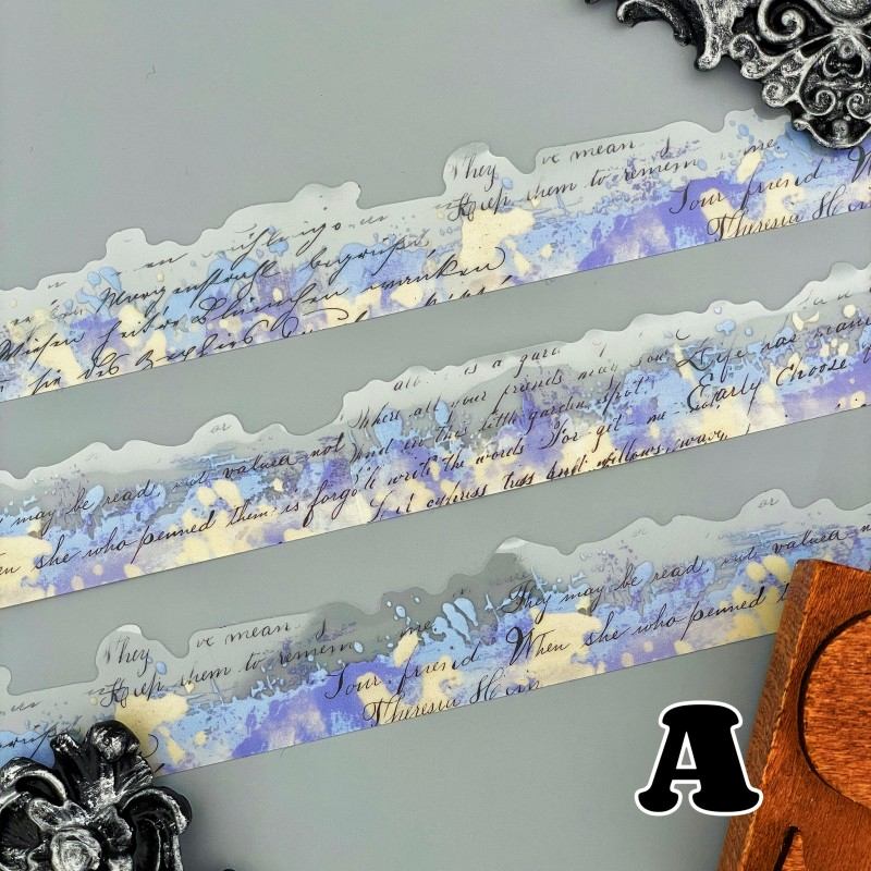 Color Ink Word PET Tape Roll