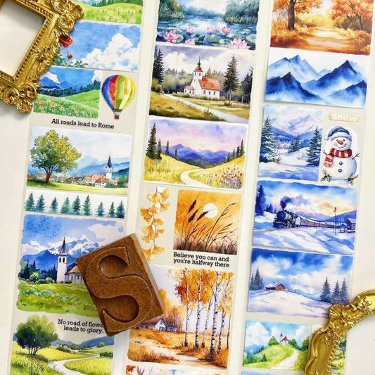 Peaceful Seasons Tape Roll | WUBAO