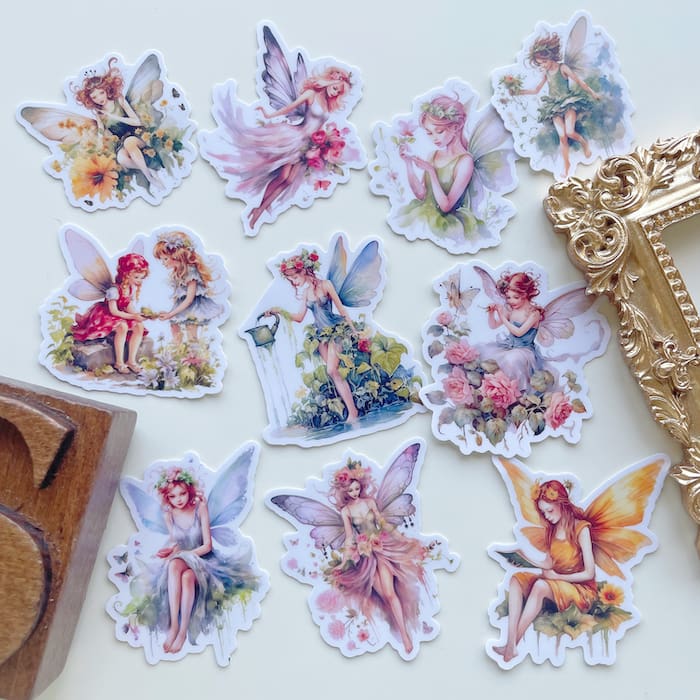 Floral Fairy Mini Sticker 20PCS – Soto Studios