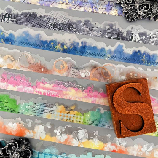 Color Ink Word PET Tape Roll