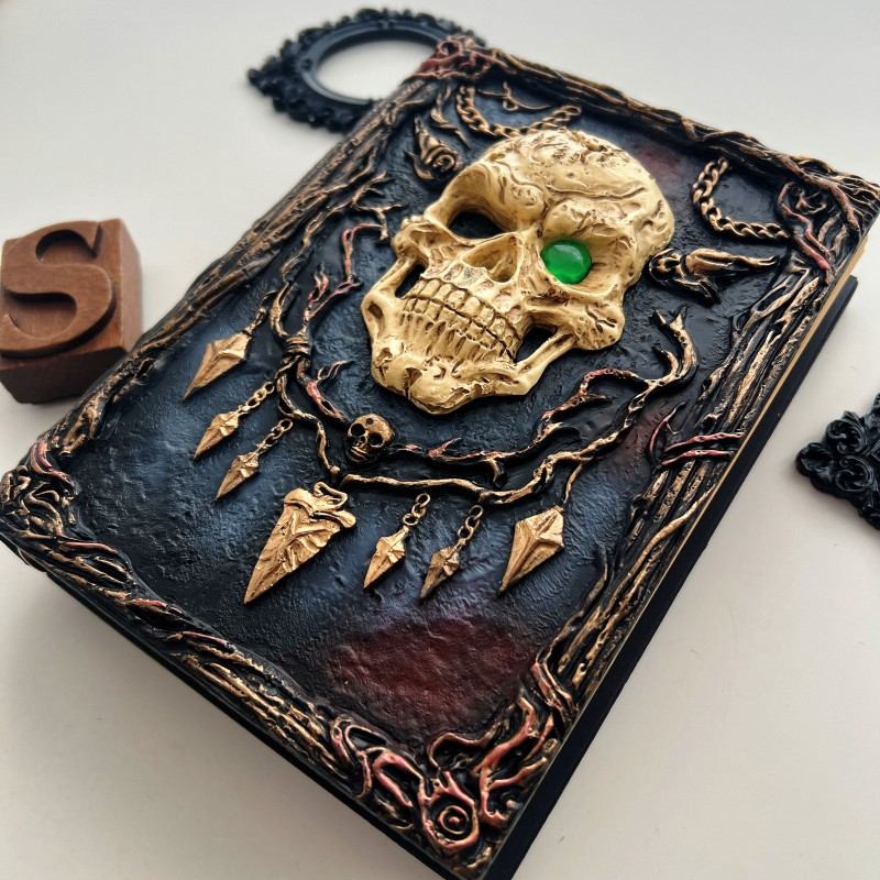 Forbidden Tome 3D Loose-Leaf Kraft Journal