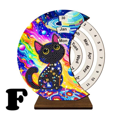 DIY Diamond Art Tabletop Perpetual Calendar Kit