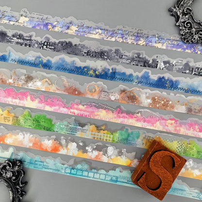 Color Ink Word PET Tape Roll