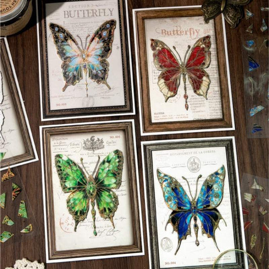 Butterfly Paint-by-Number Sticker Kit